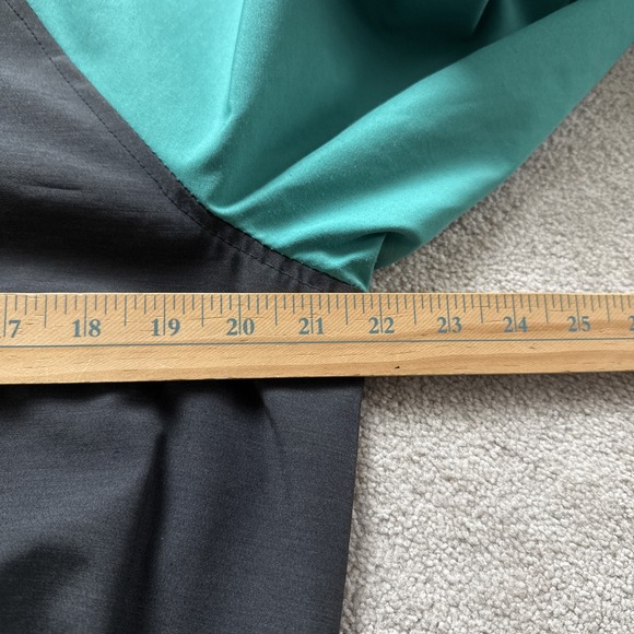 Vintage Mother Karen's Jacket Men M Powdershirt Green Black Front Pocket 1/2 Zip - Picture 5 of 10